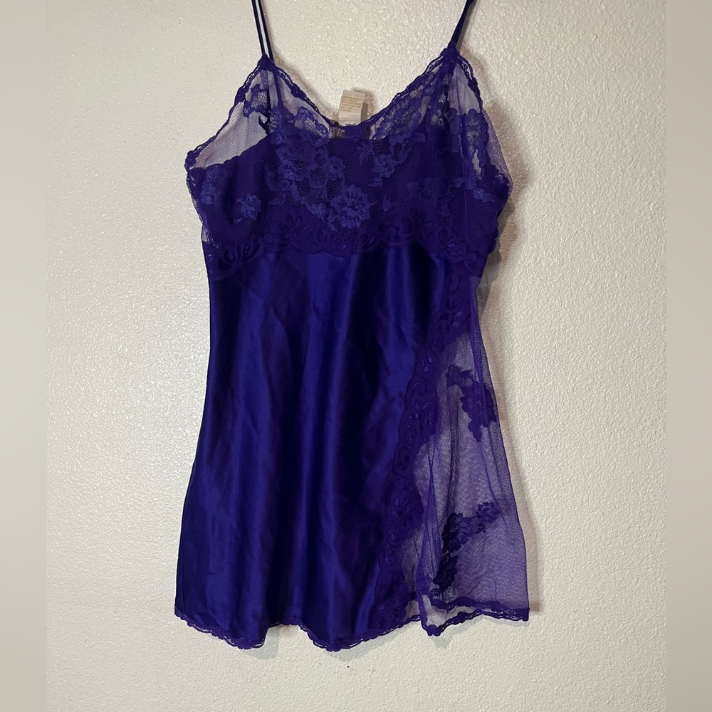 1990s Victorias Secret Gold Label Slip Dress, 1980s beautiful violet